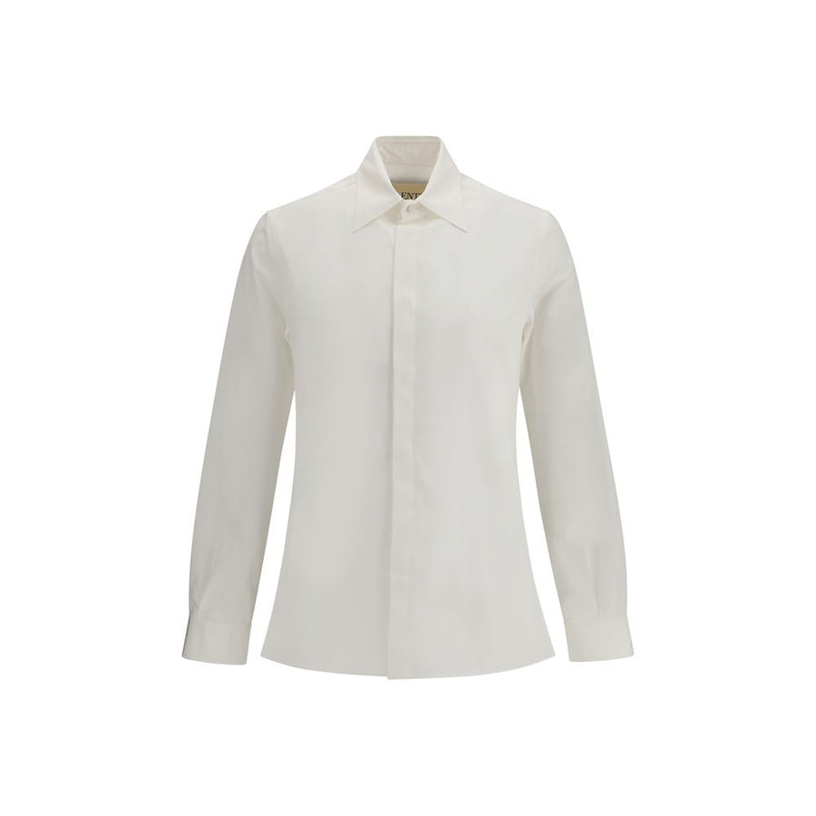 White Cotton Dress Shirt