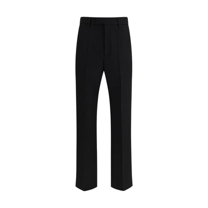 Black Fleece Wool Dress Pants