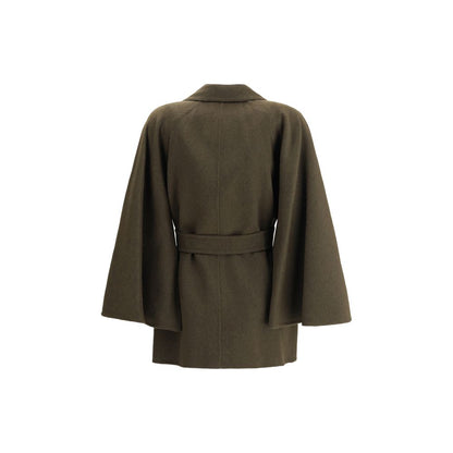 Bicolor Camel Hair  Coat