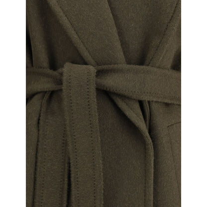 Bicolor Camel Hair  Coat