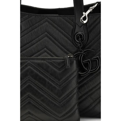 Black Napa Leather / Calf Bos Taurus Handbag