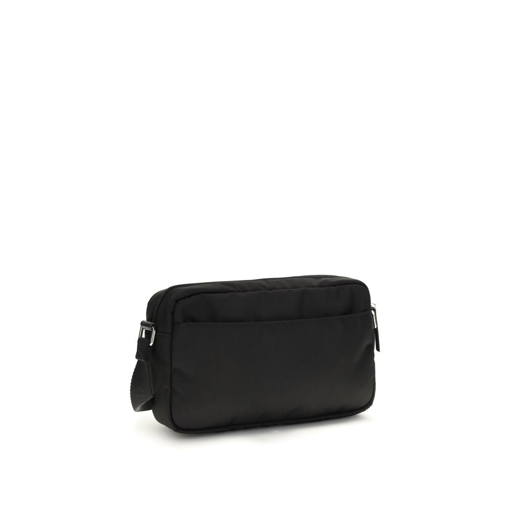 Black Polyamide Shoulder Bag