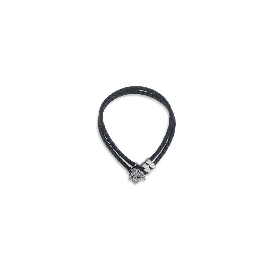 Black Calf Leather Bos Taurus Bracelet