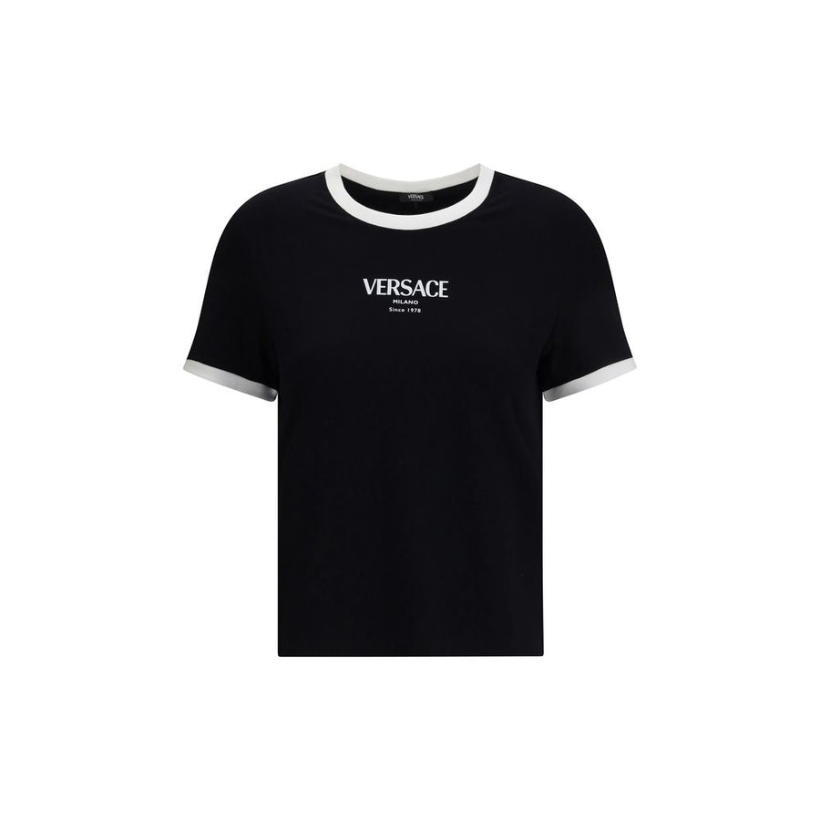 Black Viscose T-Shirt