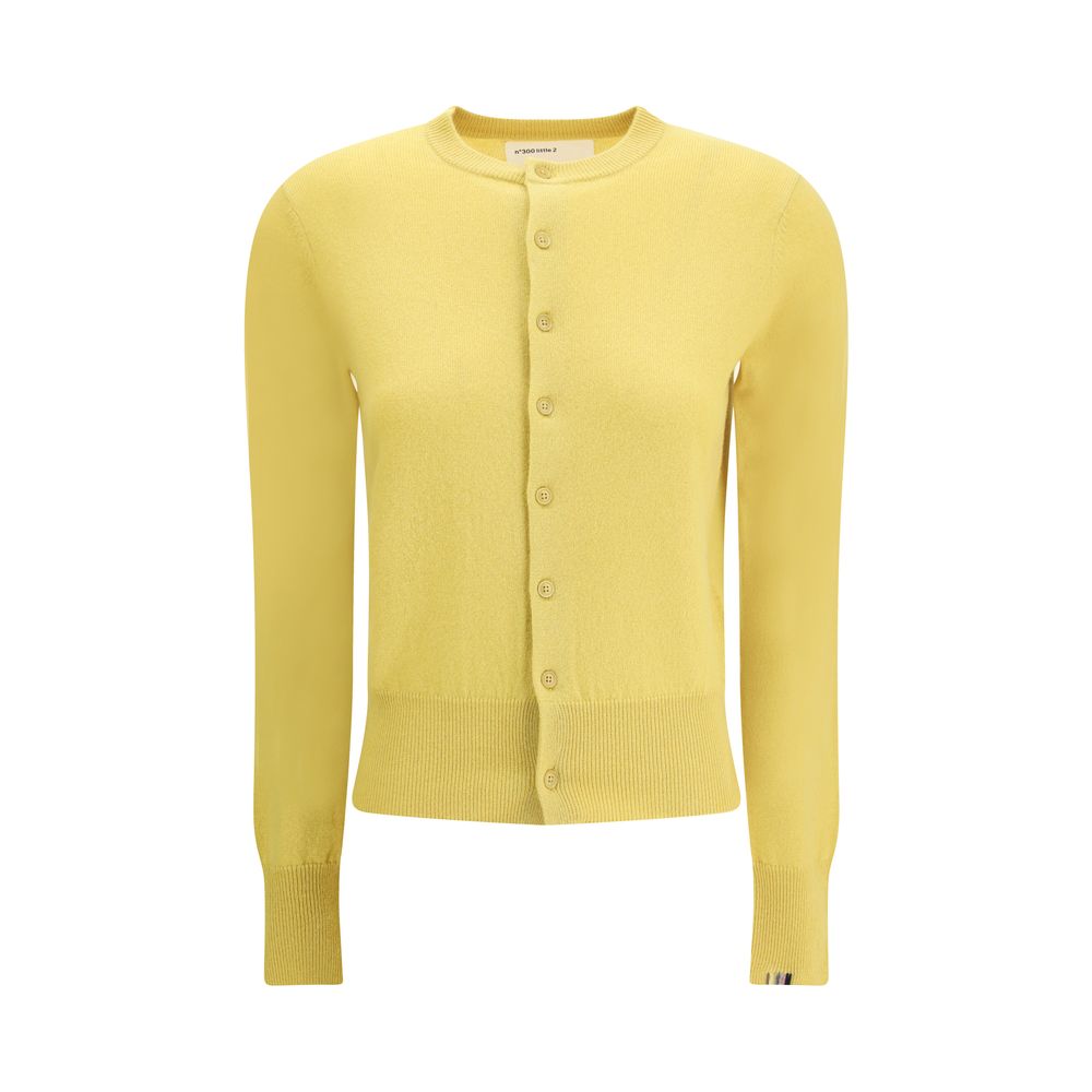 Bicolor Cashmere Cardigan