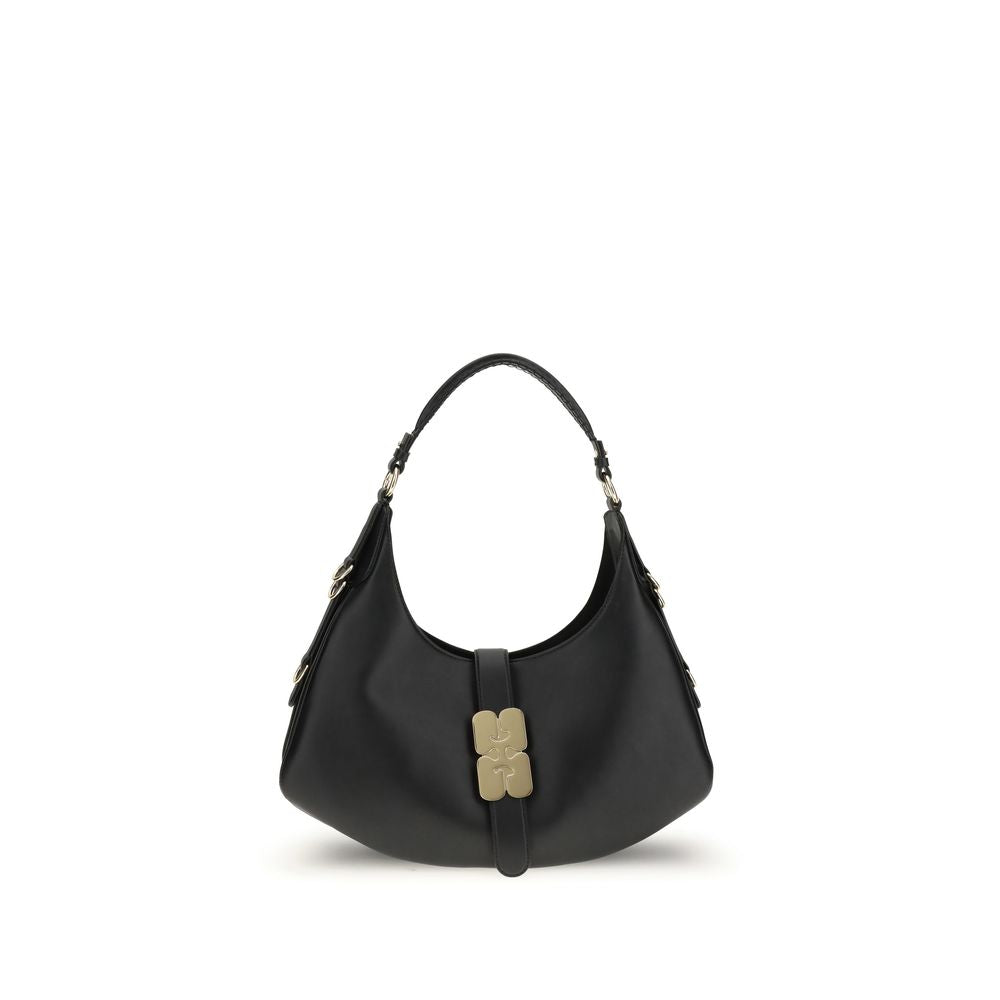 Black Calf Leather Bos Taurus Shoulder Bag