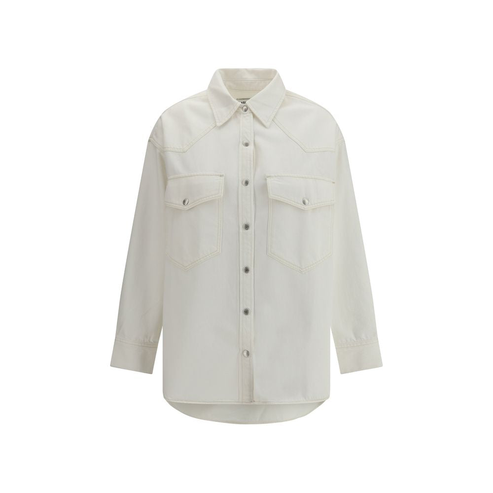 White Denim Shirt