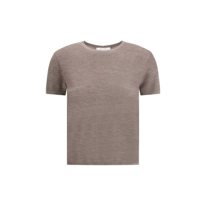 Brown Cashmere T-Shirt