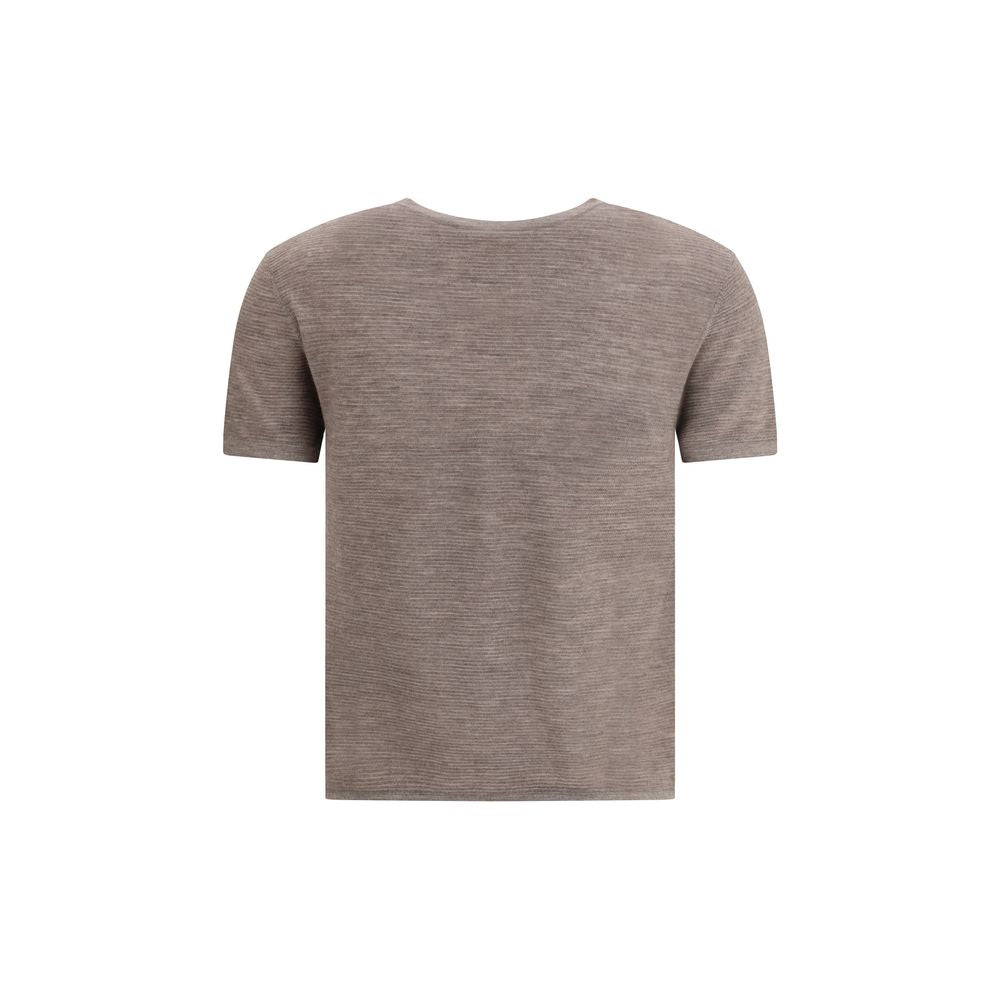 Brown Cashmere T-Shirt
