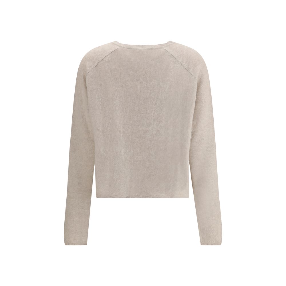 Beige Cashmere Sweatshirt
