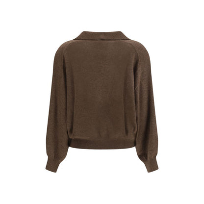 Brown Cashmere Sweatshirt