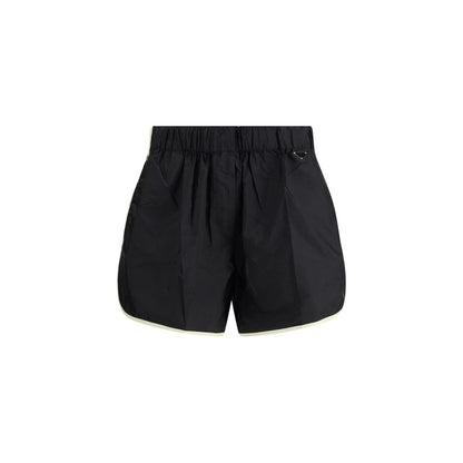 Black Recycled Polyamide Bermuda Shorts