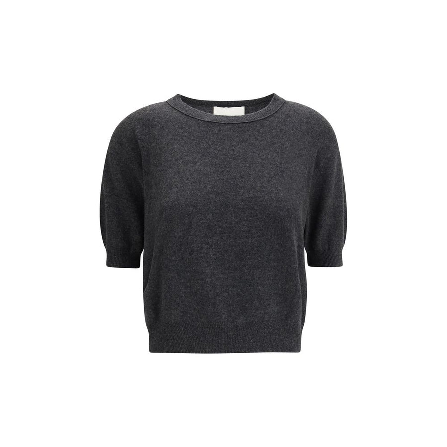 Gray Fleece Wool T-Shirt
