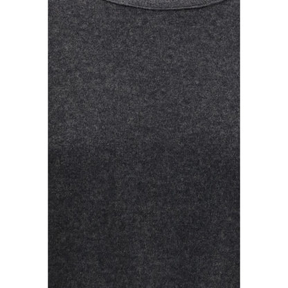 Gray Fleece Wool T-Shirt