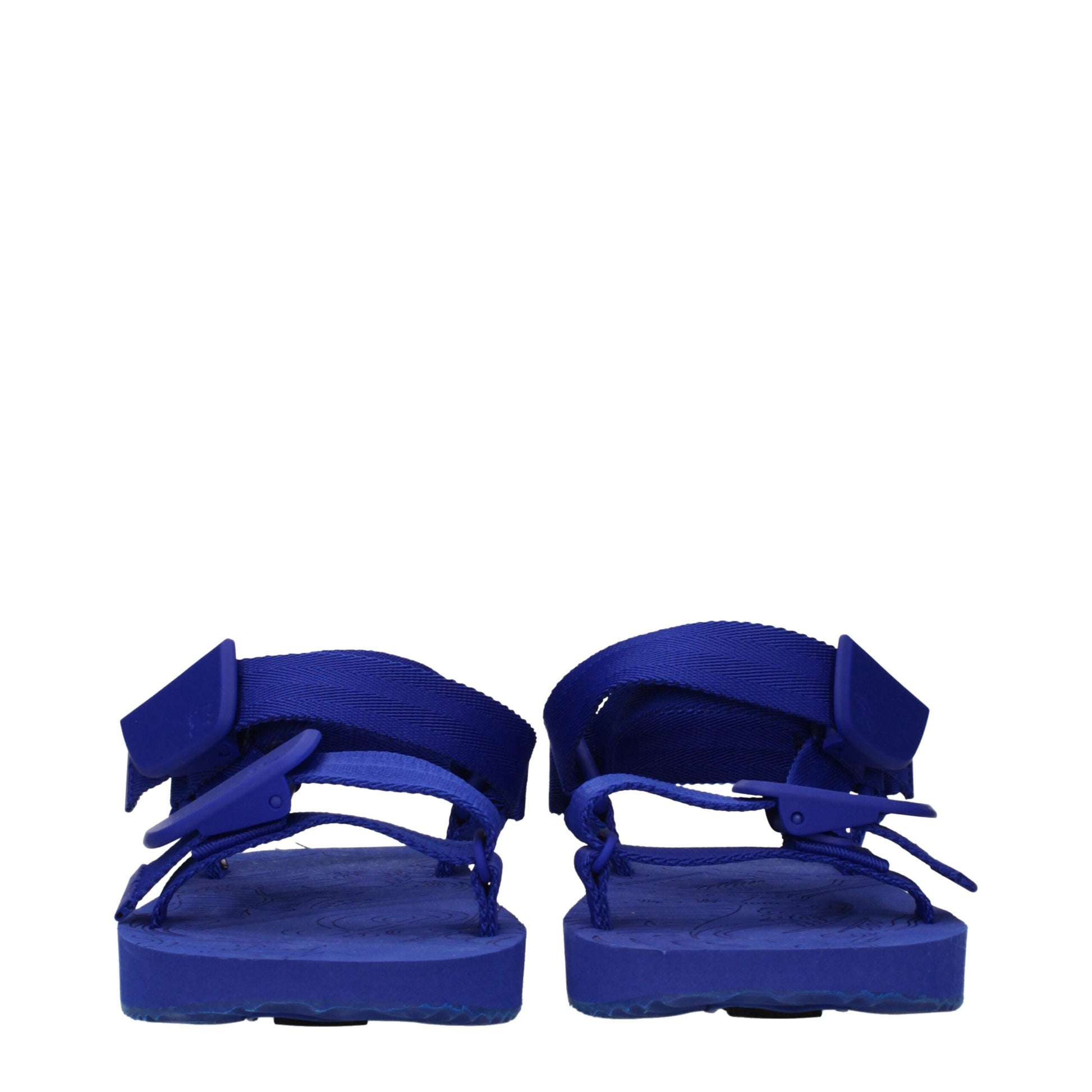 Blue Fabric Sandals