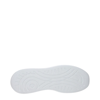 White Leather Low Top Sneakers