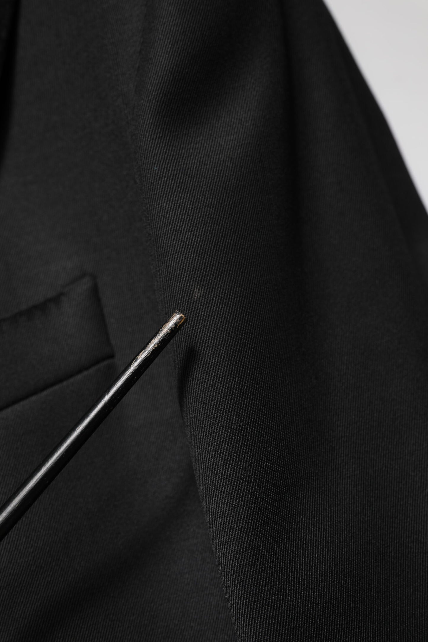 Black Wool Single Breasted Jacket Blazer