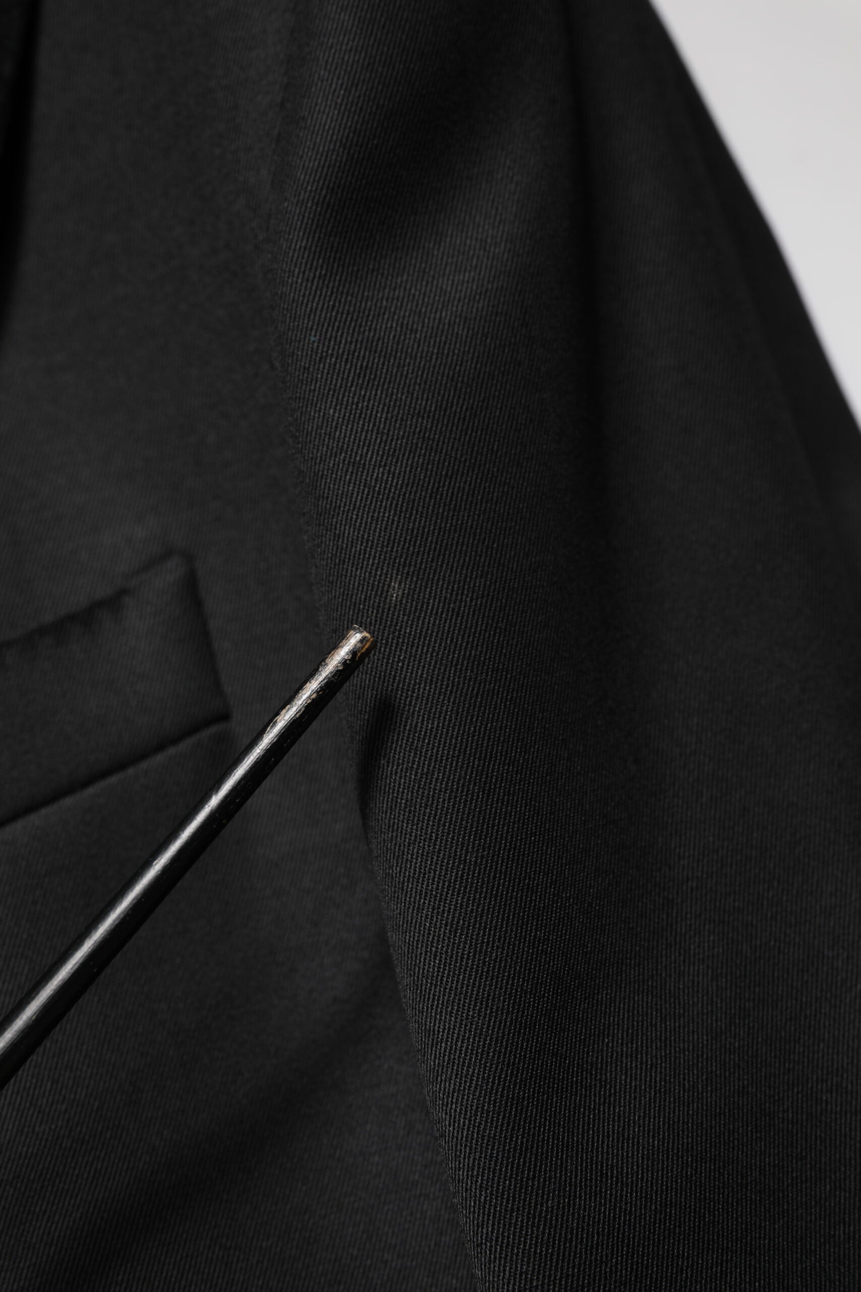 Black Wool Single Breasted Jacket Blazer