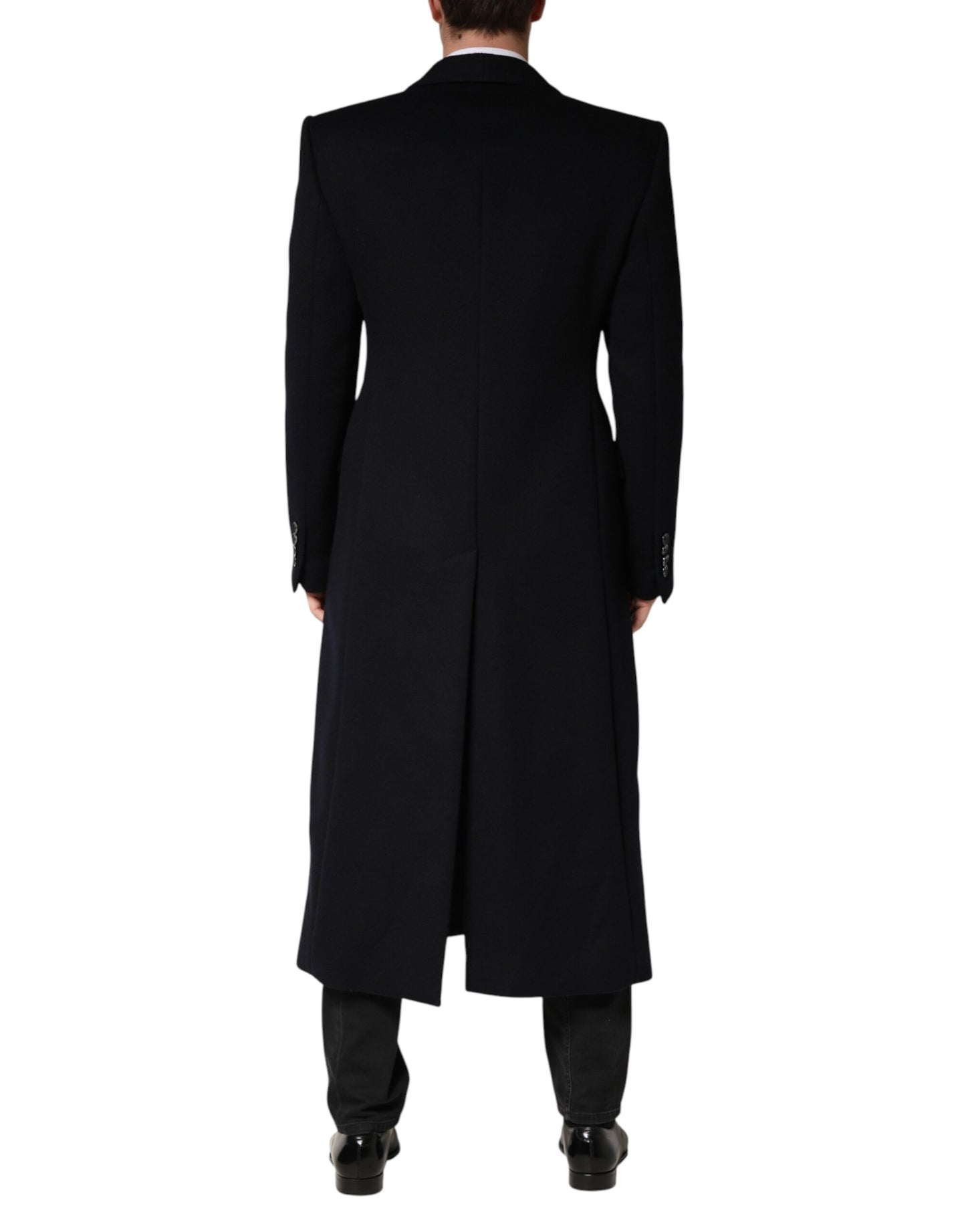 Black Single Breasted Trench Coat Jacket