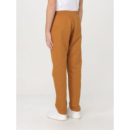 Brown Linen Casual Pants