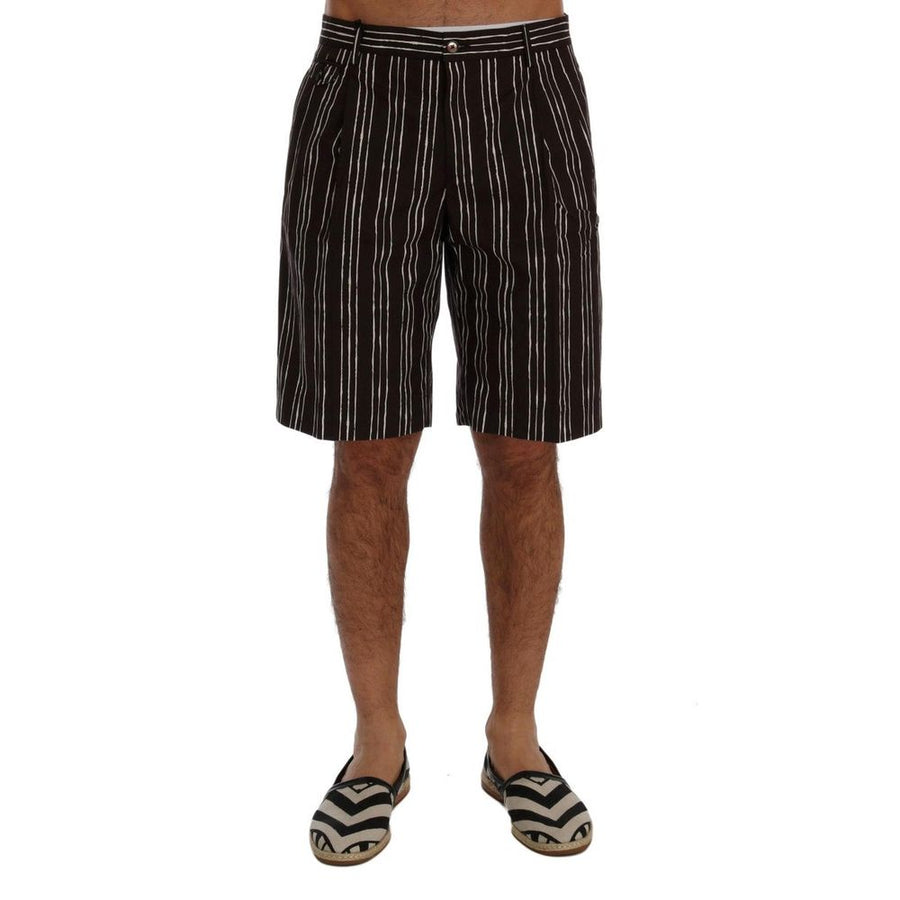 Bordeaux Cotton Bermuda Shorts