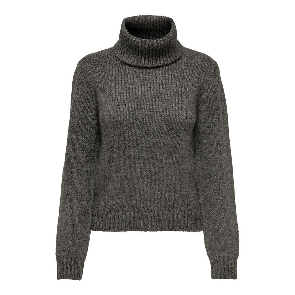 Gray Wool Turtleneck
