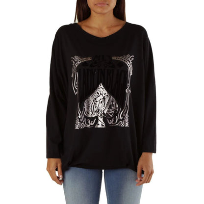 Black Viscose T-Shirt