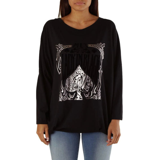 Black Viscose T-Shirt
