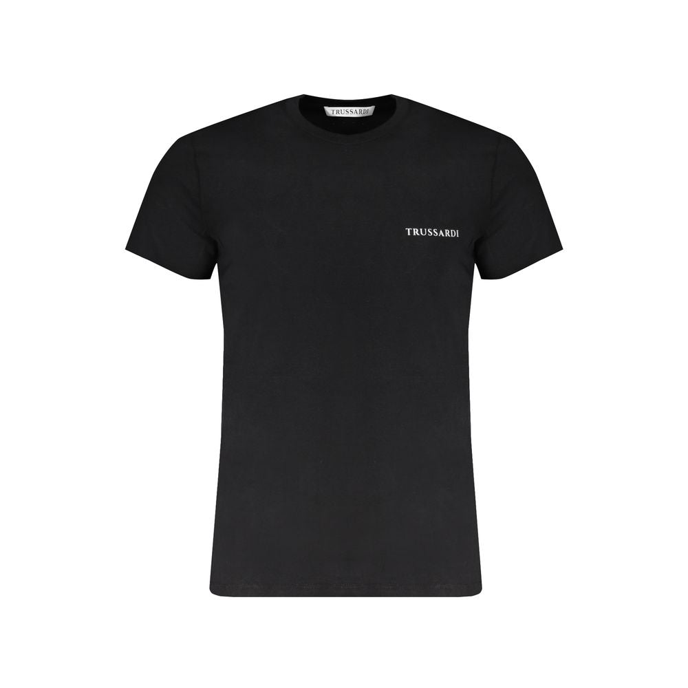 Black Cotton Men's T-Shirt