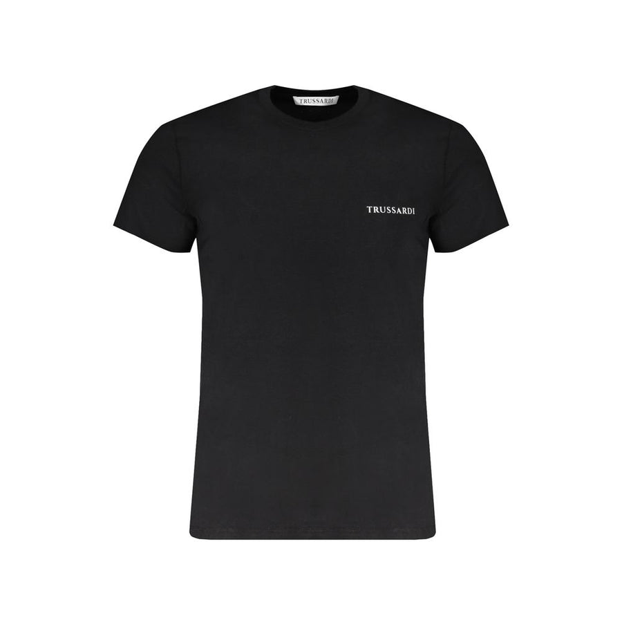 Black Cotton Men's T-Shirt