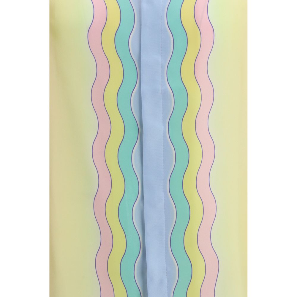 Multicolor Silk Pattern Shirt