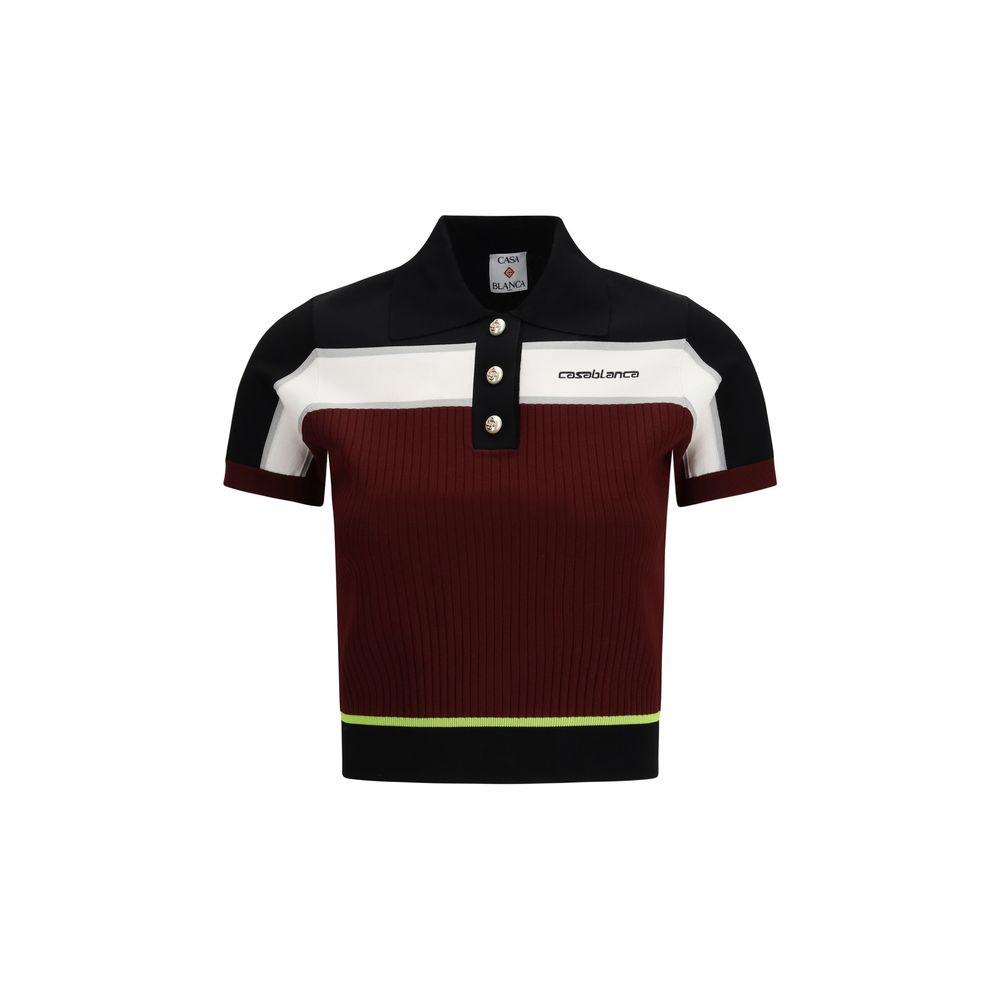 Multicolor Viscose Polo Shirt