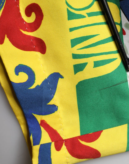 Multicolor Carretto Print Men Bermuda Shorts