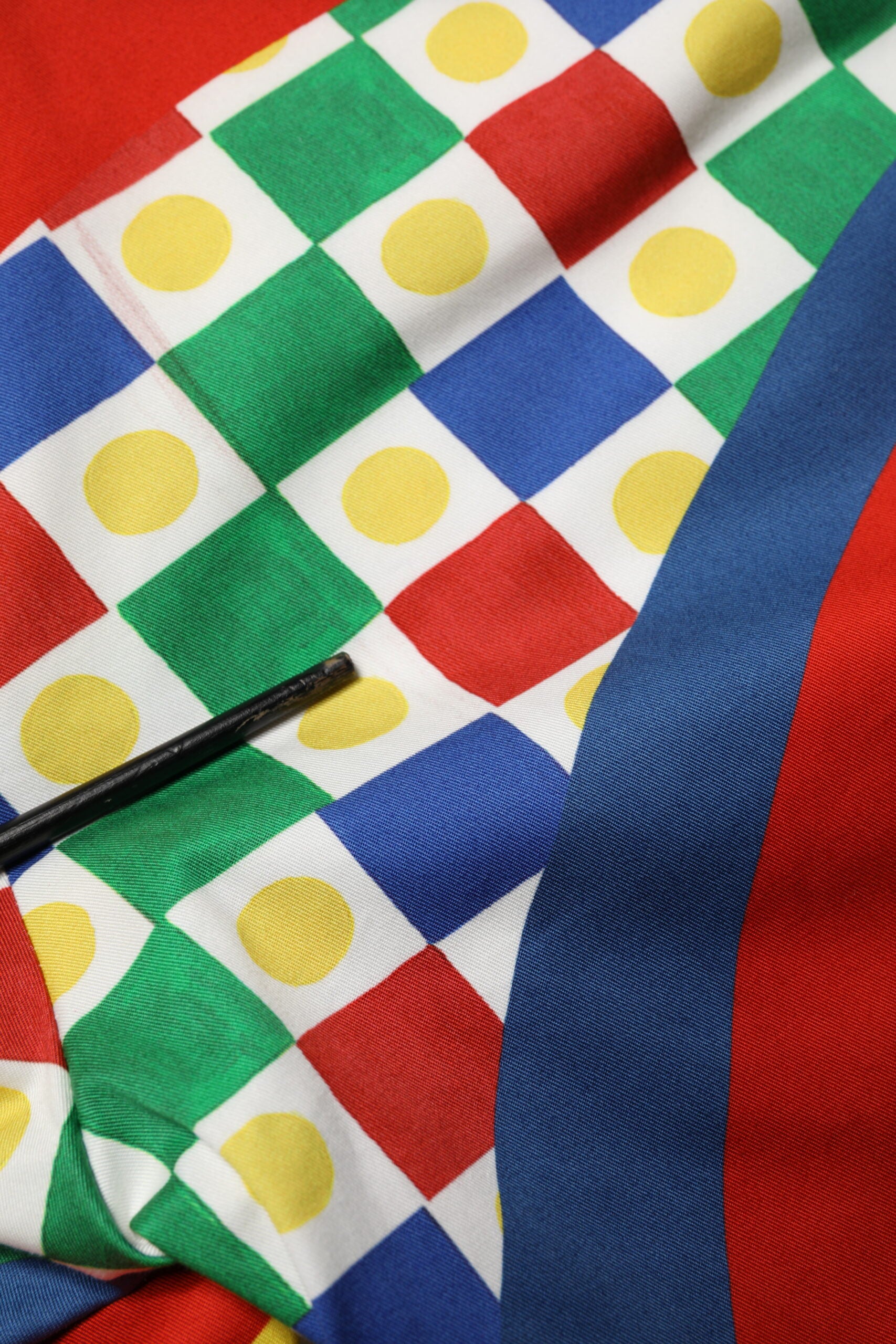 Multicolor Carretto Print Men Bermuda Shorts