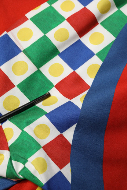 Multicolor Carretto Print Men Bermuda Shorts