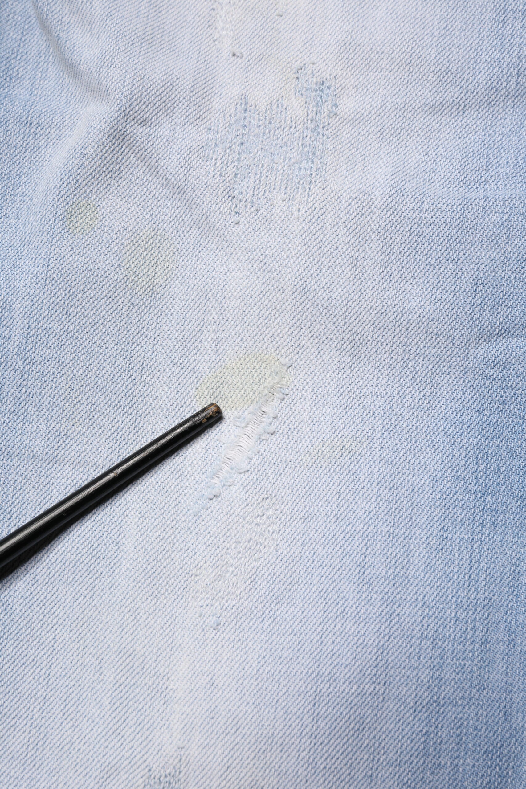 Light Blue Cotton Stretch Straight Denim Trouser Jeans