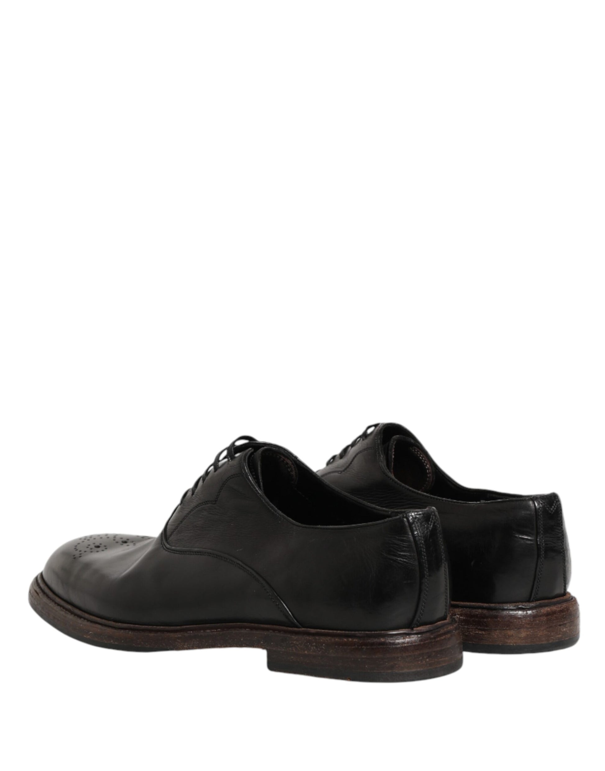 Black Calfskin Leather Oxford Dress Shoes