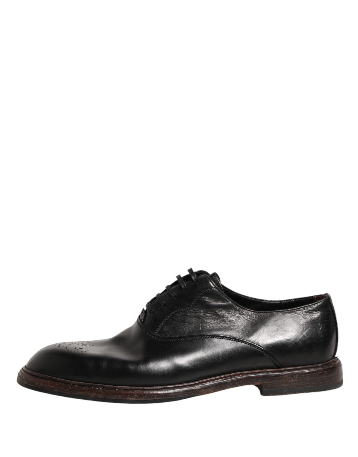 Black Calfskin Leather Oxford Dress Shoes