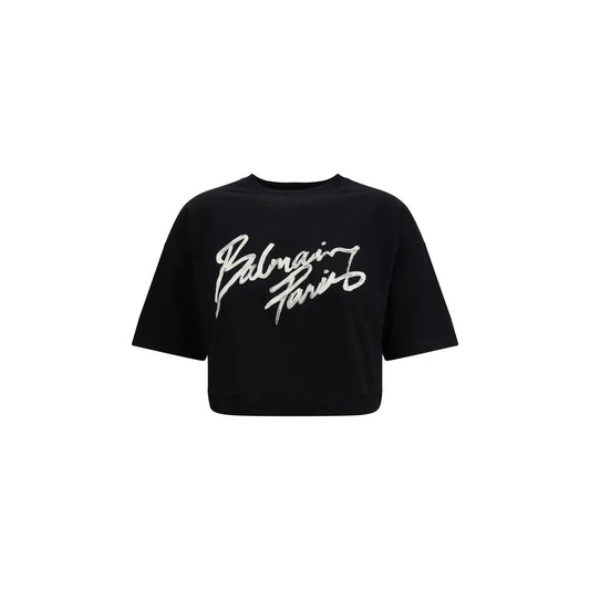 Black Cotton T-Shirt