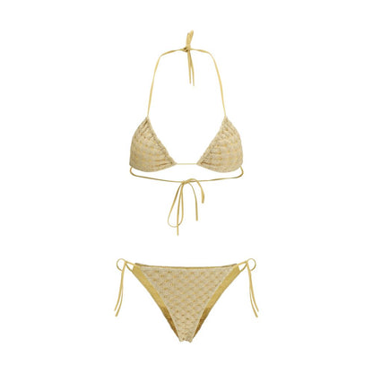 Gold Viscose Bikini