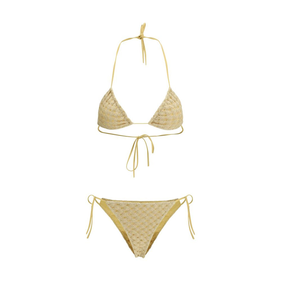 Gold Viscose Bikini