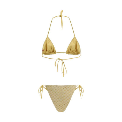 Gold Viscose Bikini