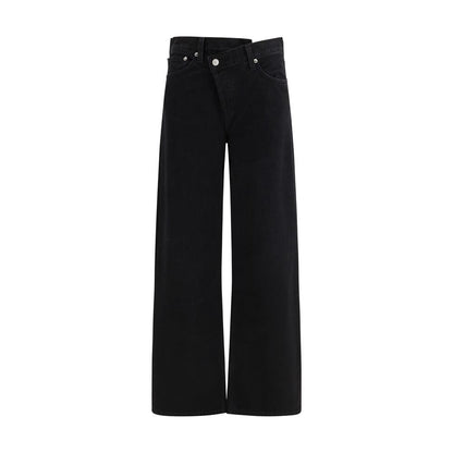Black Cotton Jeans Denim