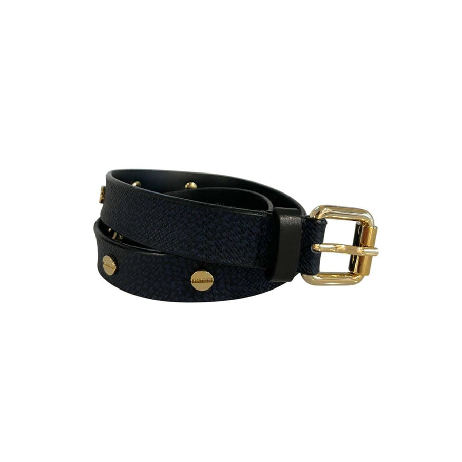 Blue Polyvinyl Women's Belt