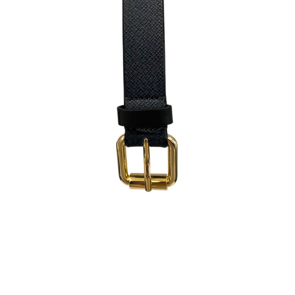 Blue Polyvinyl Women's Belt