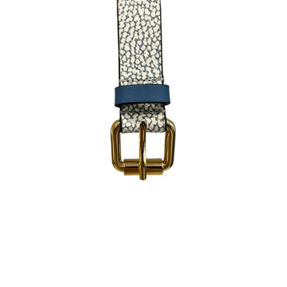 Blue Polyvinyl Women's Belt