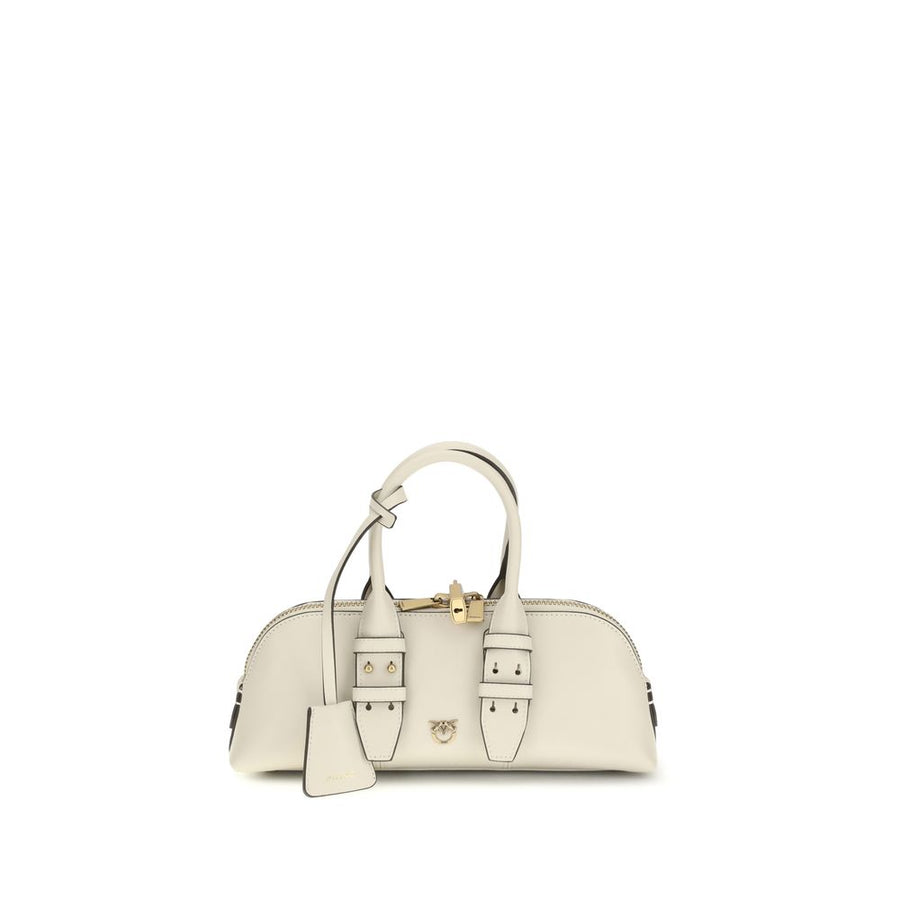 Beige Calf Leather Bos Taurus Handbag