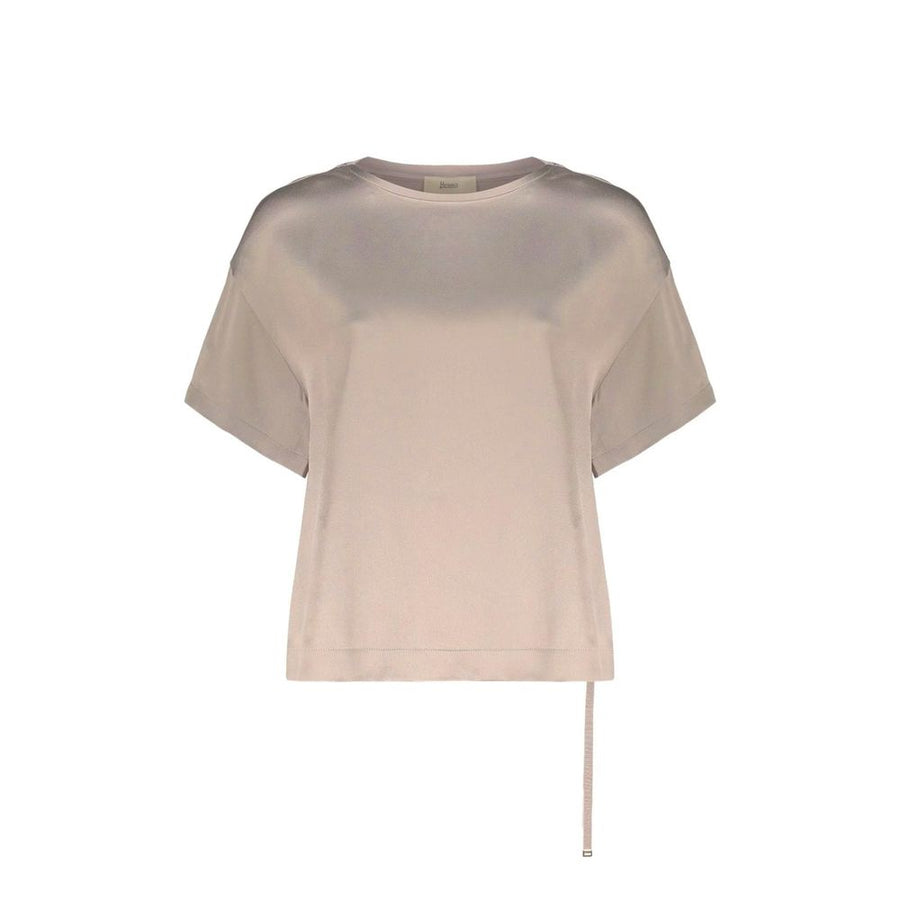 Beige Acetate Blouse