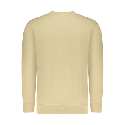 Beige Cotton Men's Sweatshirt
