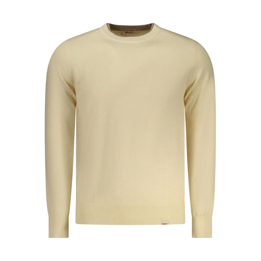 Beige Polyester Men's Sweater